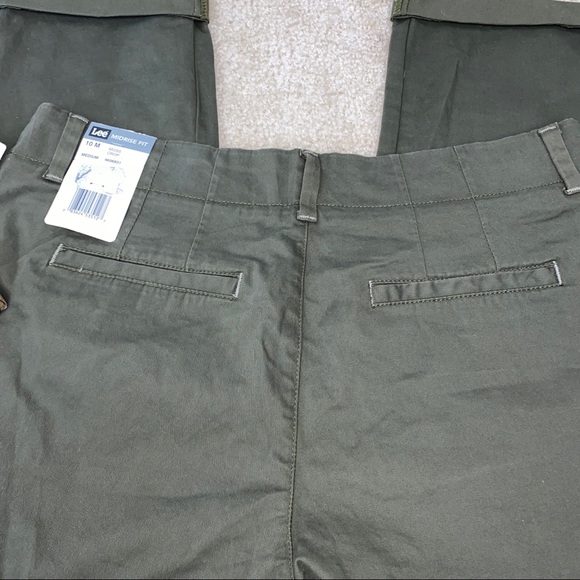 LEE ⭐️NWT⭐️ Green MidRise Fit Moss Crop 10 - Picture 4 of 7